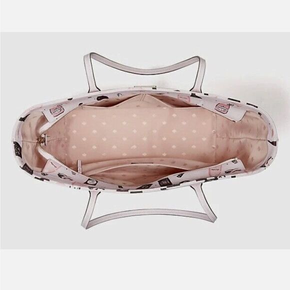 NWT Kate Spade Shore Street Margareta Champagne Tote Bag in Pink - Picture 3 of 11
